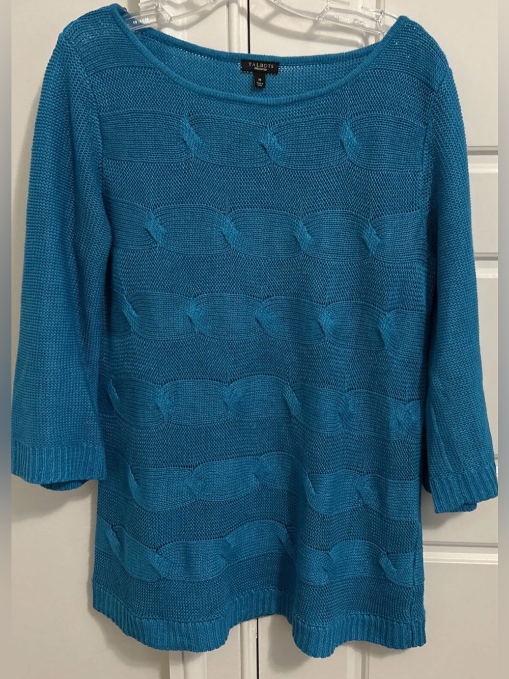 Talbots linen  Cable-Knit Women’s Sweater
